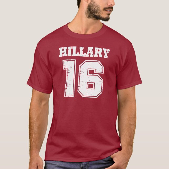 T-shirt Hillary Clinton 2016 (Devant)