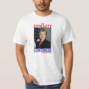 T-shirt Hillary Clinton 2016 "que la dynastie continue "
