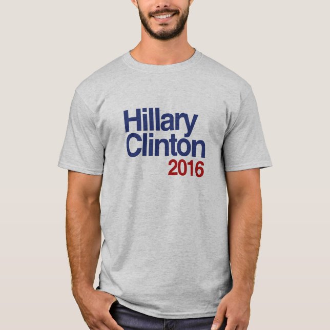 T-shirt HILLARY CLINTON 2016 SIMPLE.png (Devant)