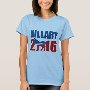 T-shirt HILLARY CLINTON DÉMOCRATE 2016.png