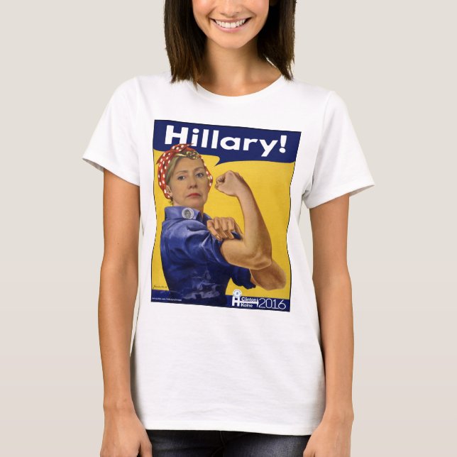 T-shirt Hillary Clinton Hillary ! (Devant)