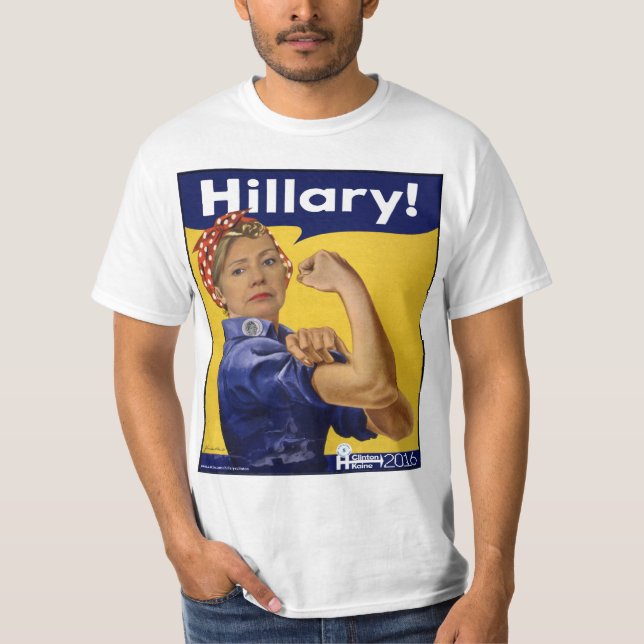 T-shirt Hillary Clinton Hillary ! (Devant)