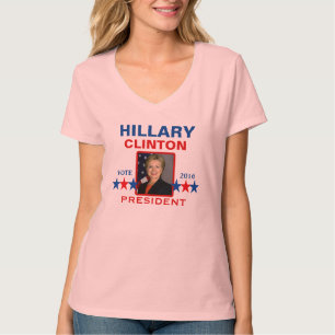 T-shirt Hillary Clinton pour le président 2016