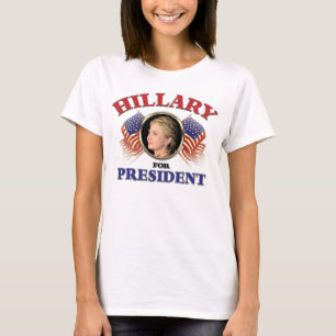 T-shirt Hillary Clinton Présidente 2016
