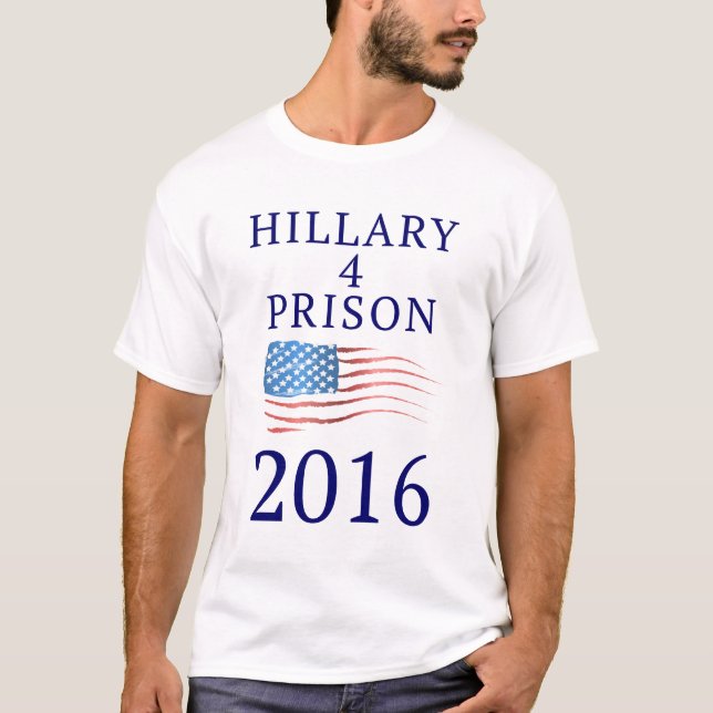 T-shirt Hillary pour la prison (Devant)