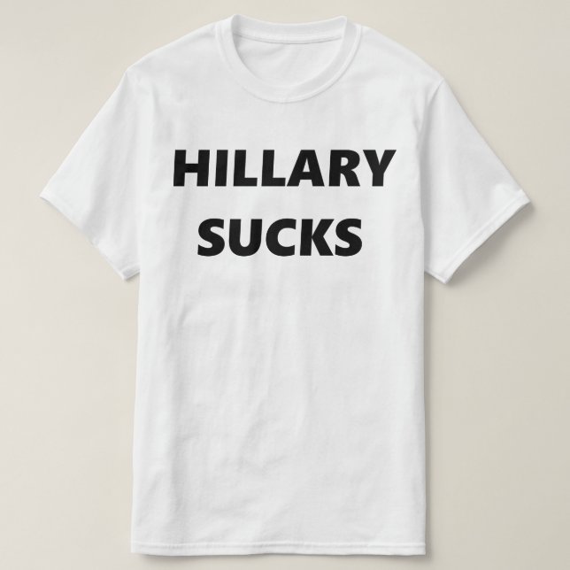 T-shirt Hillary suce (Design devant)