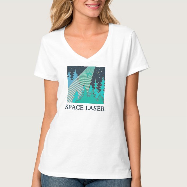 T-shirt Hillary's Revenge, Space Laser, (Devant)