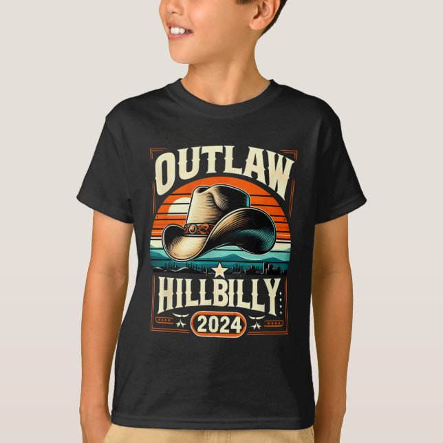 T-shirt Hillbilly Hillbilly 2024 Casquette du jour d'élect (Devant)