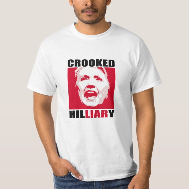 T-shirt HILLIARY TORDU - - Anti-Hillary - (Devant)
