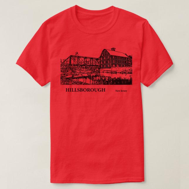 T-shirt Hillsborough New Jersey 3 (Design devant)