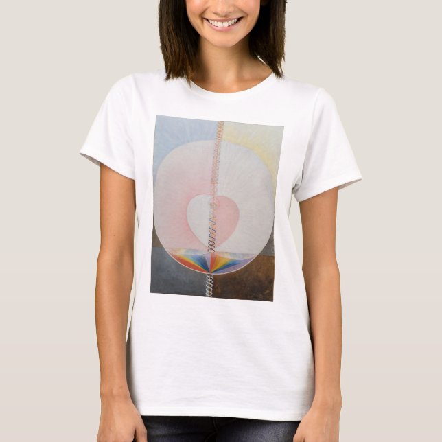 T-shirt Hilma Af Klint, La Dove No.25, Art Abstrait (Devant)