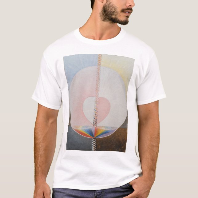 T-shirt Hilma Af Klint, La Dove No.25, Art Abstrait (Devant)