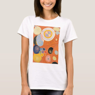 T-shirt Hilma Af Klint, Le Dix Plus Grand No3, Art Abstrai