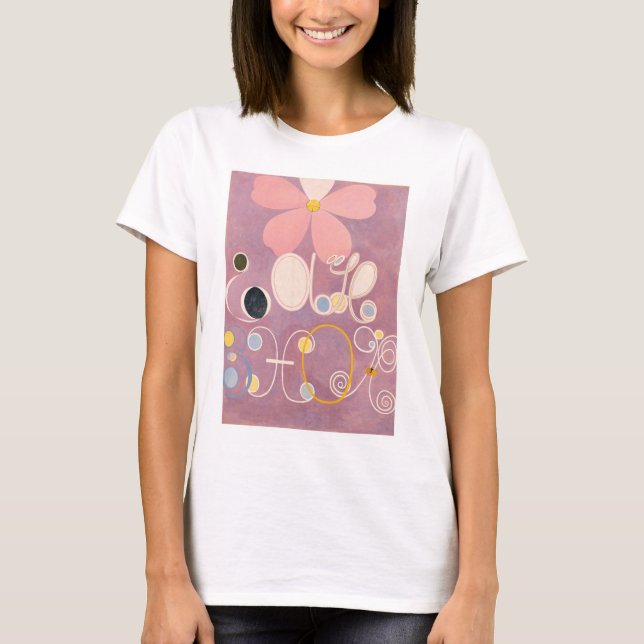 T-shirt Hilma Af Klint, Le Dix Plus Grand No5, Art Abstrai (Devant)