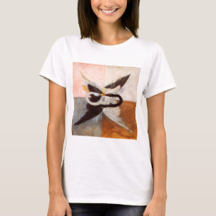 T-shirt Hilma Af Klint, Le Swan No.24, Art Abstrait