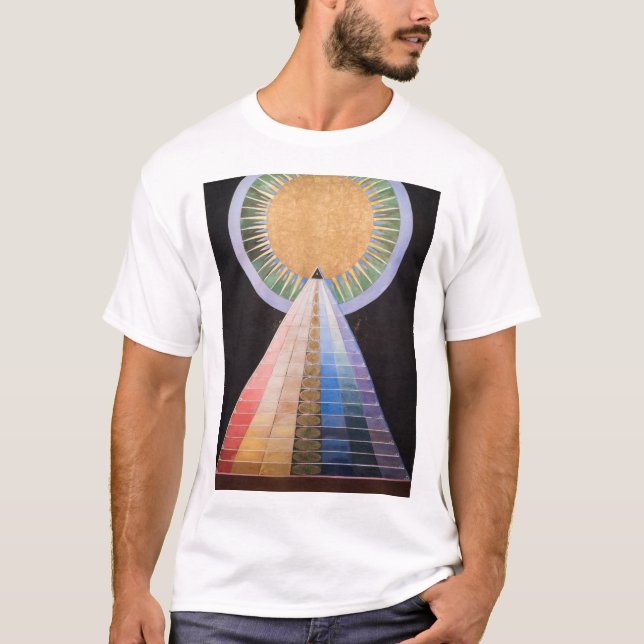 T-shirt Hilma Af Klint, Retable No.1, Art Abstrait (Devant)