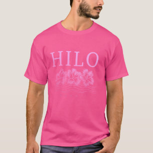 T-shirt Hilo Hawaii Hibiscus Hawaïen Surfeur Surf Cadeau