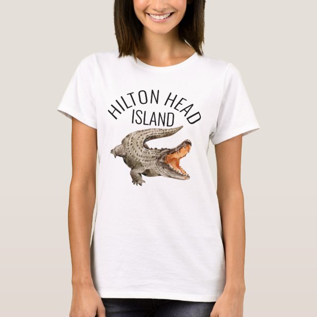 T-shirt Hilton Head Island South Carolina Alligator (Devant)