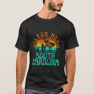 T-shirt Hilton Head South Carolina Surfing Beach Ocean Wav