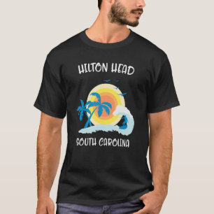T-shirt Hilton Head South Carolina Vacances Surf Beach Fam