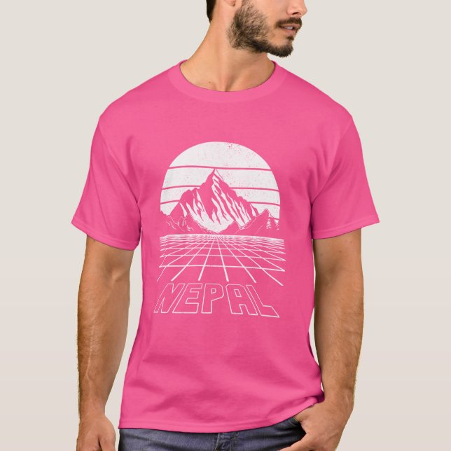 T-shirt Himalaya Mont Everest Nepali Souv (Devant)