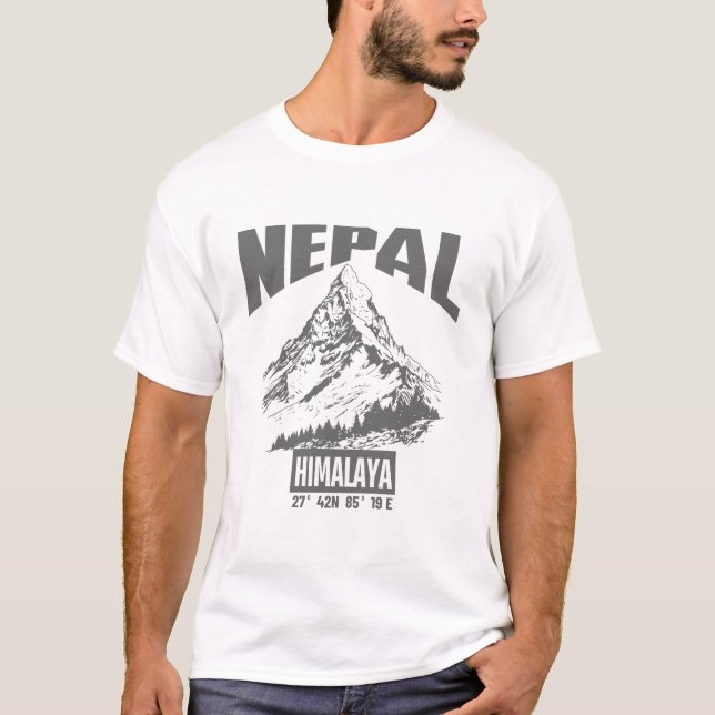 T-shirt Himalaya Népal (Devant)