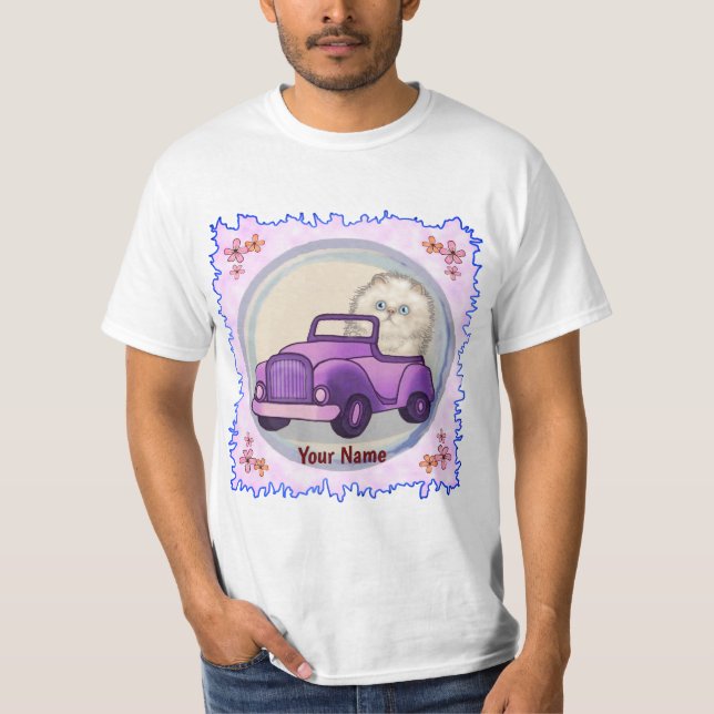 T-Shirt Himalayan Cat Car (Devant)