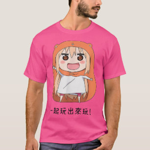 T-shirt Himouto Umaruchan Doma Anime Pour Fandom Girl Taih
