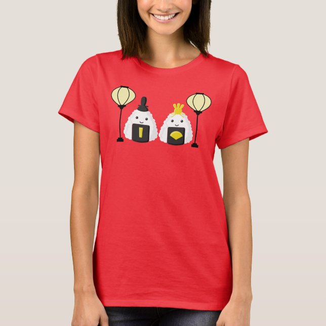 T-shirt Hina Matsuri Onigiri (Devant)
