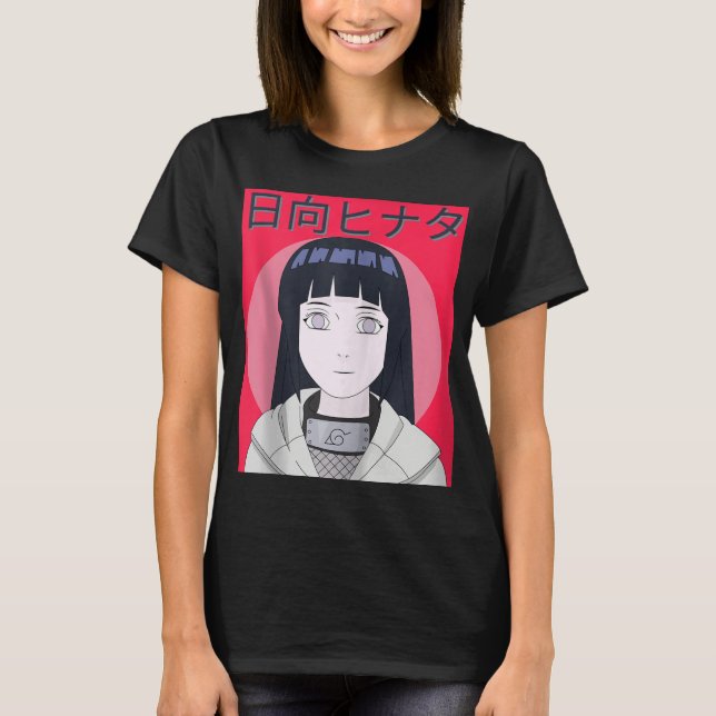 T-shirt Hinata Hyuga mignonne Anime Japonaise Manga Kawaii (Devant)