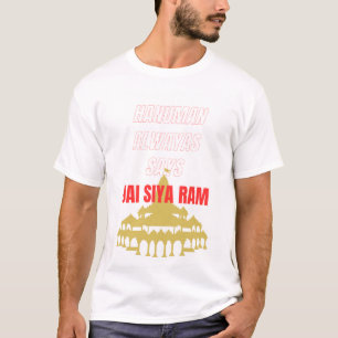 T-shirt hindou spirituel Jai Siya Ram   Ram Bhakt 