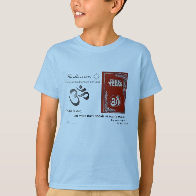 T-shirt Hindouisme - la chemise des enfants de passage (Devant)