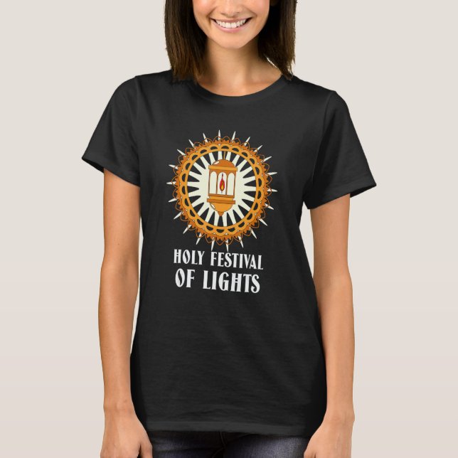 T-shirt Hinduism Hindu Diwali Holy Festiwal Of Lights (Devant)