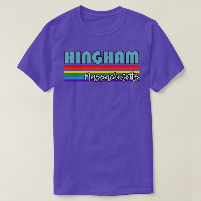 T-shirt Hingham Massachusetts Pride Hingham LGBT Cadeau LG (Design devant)