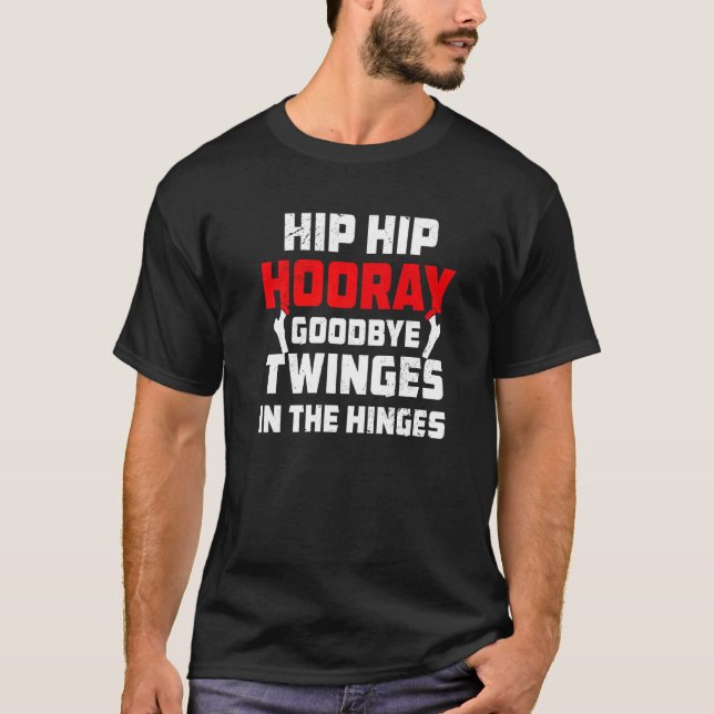 T-shirt Hip Hip Hooring Post Operation Replacement conjoin (Devant)