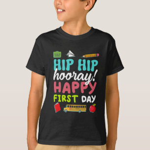T-shirt Hip Hip Horay Joyeux Premier Jour