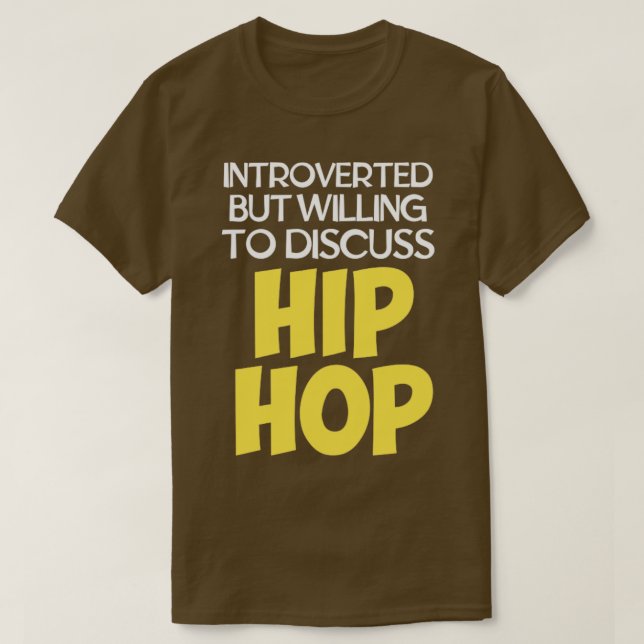 T-shirt hip hop (Design devant)