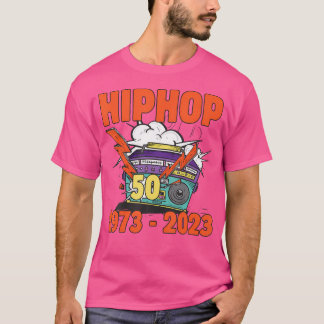 T-shirt Hip-hop 50 Ans Drôle Amateur De Hip-Hop