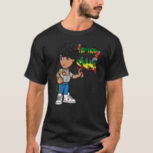 T-shirt Hip hop Black Homme Spray Peintre Artiste Hommes M