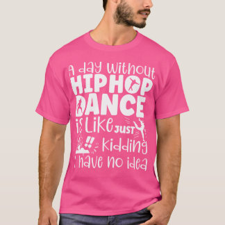 T-shirt Hip hop Chemise femmes percée filles Hiphop Danc