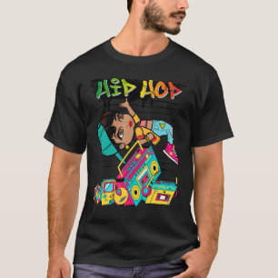 T-shirt Hip hop Dancing Break Dance Spring Summer Street P