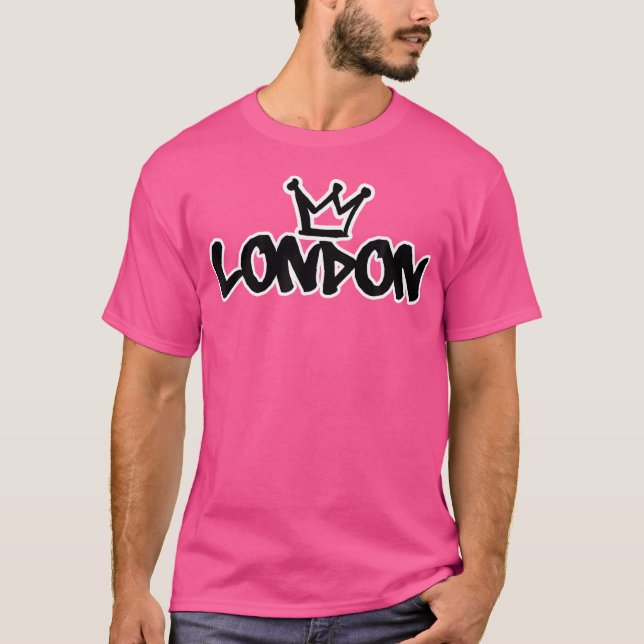 T-shirt Hip hop de graffitis de Londres (Devant)