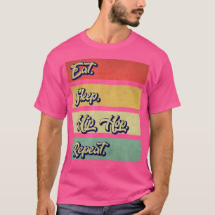 T-shirt Hip hop de sommeil de manger Répéter Funny Hip hop