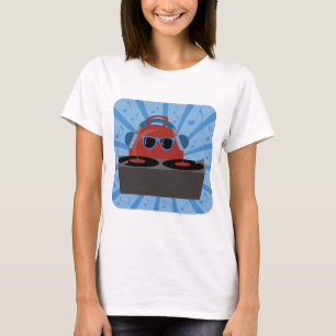 T-shirt Hip hop Dj Bounce Ball Dj Design Flashback