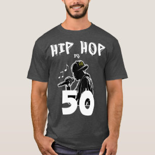 T-shirt Hip hop est 50 50e anniversaire Rapper MC