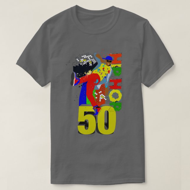 T-shirt Hip hop est 50 Breakdance (Design devant)