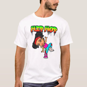 T-shirt hip hop Est Mon Jam Rap Musique Danser Melanin Bro
