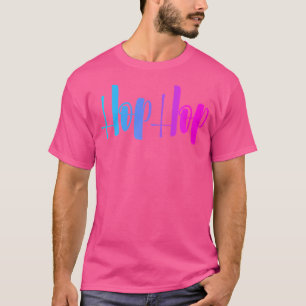 T-shirt Hip hop. Filles Roses Bleues Colorées Ados Femme S