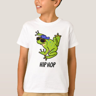 T-shirt Hip hop Funny Hopping Frog Pun