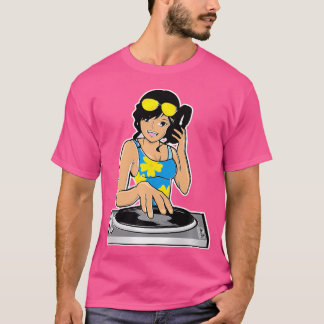 T-shirt Hip hop Girl Inspirational Dj